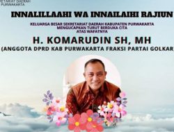 Innalillahi Wainnailaihirojiun, Ketua Askab Purwakarta, H.Komarudin Meninggal Dunia