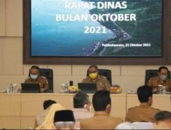 Rapat Dinas, Bupati Sukabumi Minta Maksimalkan Pelayanan Masyarakat Dan Gunakan Produk Lokal