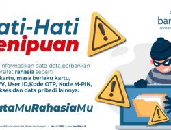 Hati-hati Penipuan Online, bank bjb Berikan Peringatan !!