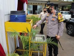 Kapolres Sukabumi Kota Cek Kesiapan Jajaran Pospam dan Posyan