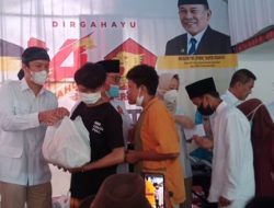 Peringatan HUT ke 14 Partai Gerindra Kota Sukabumi Diisi Dengan Bakti Sosial