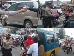 Sabil Bagikan Takjil, Polres Purwakarta Buka Gerai Vaksinasi di Pusat Perbelanjaan