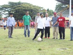 Bupati Iksan Buka Turnamen Sepak Bola Filanesia Competition Championship