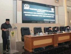 Paripurna DPRD, Bupati Sukabumi Sampaikan Nota Pengantar RAPERDA Tentang Perubahan APBD 2022