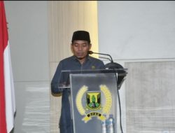 Bangar DPRD Kab.Sukabumi Sampaikan Laporan Keputusan Pimpinan DPRD Tentang Penyesuaian Dan Penyempurnaan Hasil Evaluasi Gubernur Atas Raperda – P APBD TA 2022