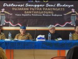 Deklarasi Sanggar Seni, Wakil Bupati Sukabumi “Budaya Sunda Harus Tetap Lestari”