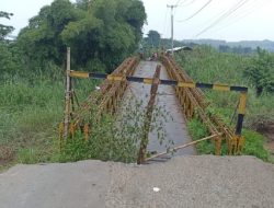 Penanganan Jembatan Citamiang Dinas PUTR Turunkan Tim Kelapangan