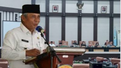 Bupati OKI Sebut Tidak Sesuai Target, Dalam Penyampaian LKPJ Rapat Paripurna DPRD Ogan Komering Ilir