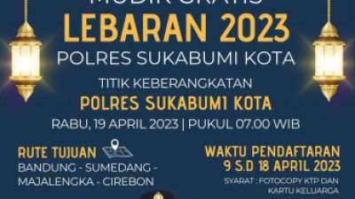 Polres Kota Sukabumi Buka Layanan Mudik Gratis Melalui WhatsApp