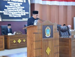 Wabup H Ardani Sampaikan Penjelasan Bupati OI Atas Raperda LPJP APBD 2022