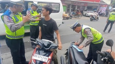 Terjaring Ops Zebra Toba 2023 Polres Sibolga, Langsung Ditindak Dengan Tilang Manual