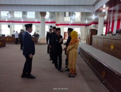 Wabup Ardani Ucapkan Selamat Kepada Nazori Lakoni PAW Masa Jabatan Tahun 2019-2024.