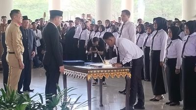 Bupati Ogan Ilir Panca Wijaya Akbar Lantik  546 PPPK  Formasi 2023