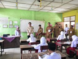 Kunjungi Sejumlah Sekolah, Pj Bupati OKI Cek Fasilitas Belajar