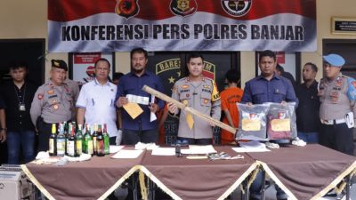 Satuan Reskrim Polres Banjar Tangkap dan Proses Pelaku Penganiayaan dan Pengeroyokan