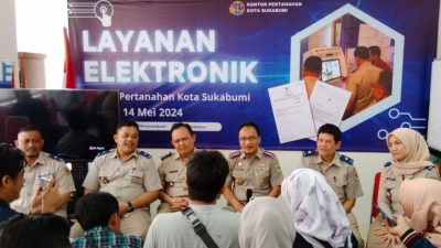 BPN Kota Sukabumi Laksanakan Sosialisasi Sekaligus Launching Sistem Layanan Sertifikat Elektronik