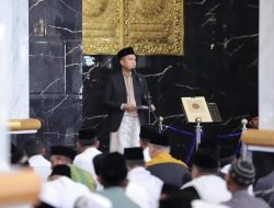 Bupati Panca Sholat Idul Adha  1445 H di Masjid Agung An-Nur Tanjung Senai