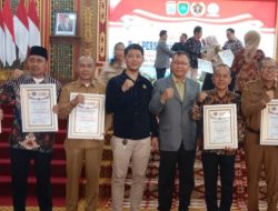 PWI Sumsel Beri Award Kepada Bupati Ogan Ilir dan Para OPD sebagai Sahabat PWI