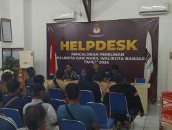 Terkait Anggaran Hibah, Aliansi Wartawan Pasundan Geruduk KPU Kota Banjar