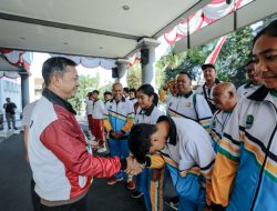 Pelepasan Kontingen O2SN SMA & SMK ke Tingkat Nasional, Plh. Kadisdik: Berikan Prestasi yang Terbaik!