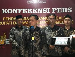 KPU Sumedang Umumkan Pendafataran Terakhir Pilkada 2024, Dua Paslon Sudah Diberikan Rekomendasi Pemeriksaan Kesehatan