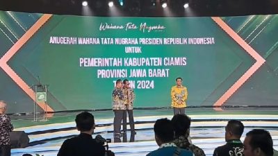 Kab Ciamis, Raih Anugrah Wahana Tata Nugraha Presiden Republik Indonesia