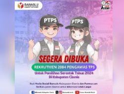 Bawaslu Buka Lowongan 2.084 Pengawas TPS Pilkada Ciamis 2024