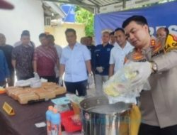 Kaolres Batubara, AKBP Taufik Pimpin Pemusnahan Barang Bukti Narkoba