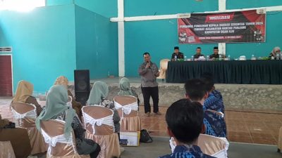 Panwascam Rantau Panjang Laksanakan Kegiatan Sosialisasi Pengawasan  Netralitas ASN,TNI Polri, Kades Perangkat Desa