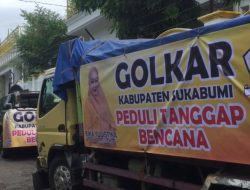 Puncak HUT Partai Golkar ke-60, Dewan Rika Yulistina Salurkan Langsung Bantuan Bencana di Kabupaten Sukabumi