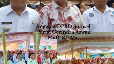 Aswan Mufti Angota DPRD Sumsel  Minta Pihak Sekolah dan Media Awasi Program MBG di Sekolah